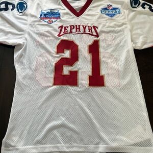 Zephyrs White and Red Jersey